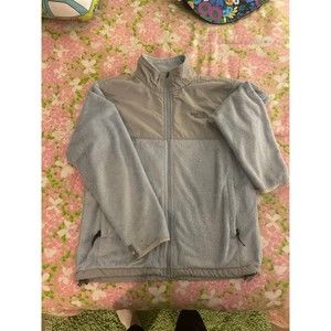 Fuzzy northface jacket